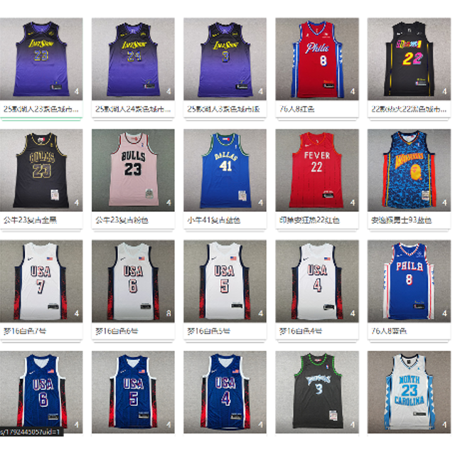 NBA—Basketball uniforms(篮球服)