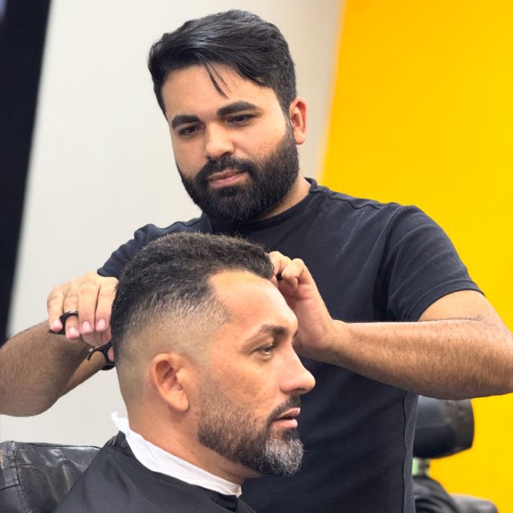 Corte realizado na Barbearia Fio da Navalha 1