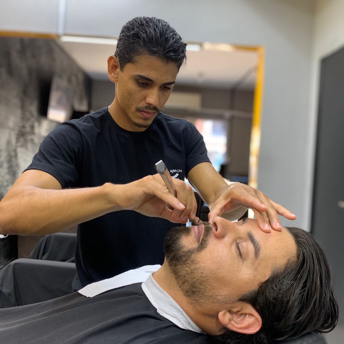 Corte realizado na Barbearia Fio da Navalha 2